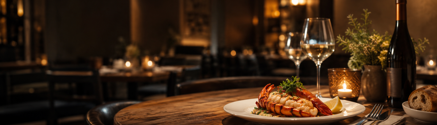 2026 Lobster ffh - Speisen 003 Wein Restaurant Essen Getränke Lobster | Weinbistrot - Restaurant | Frankfurt - Intime Bistroatmosphäre mit Meeresfrüchten