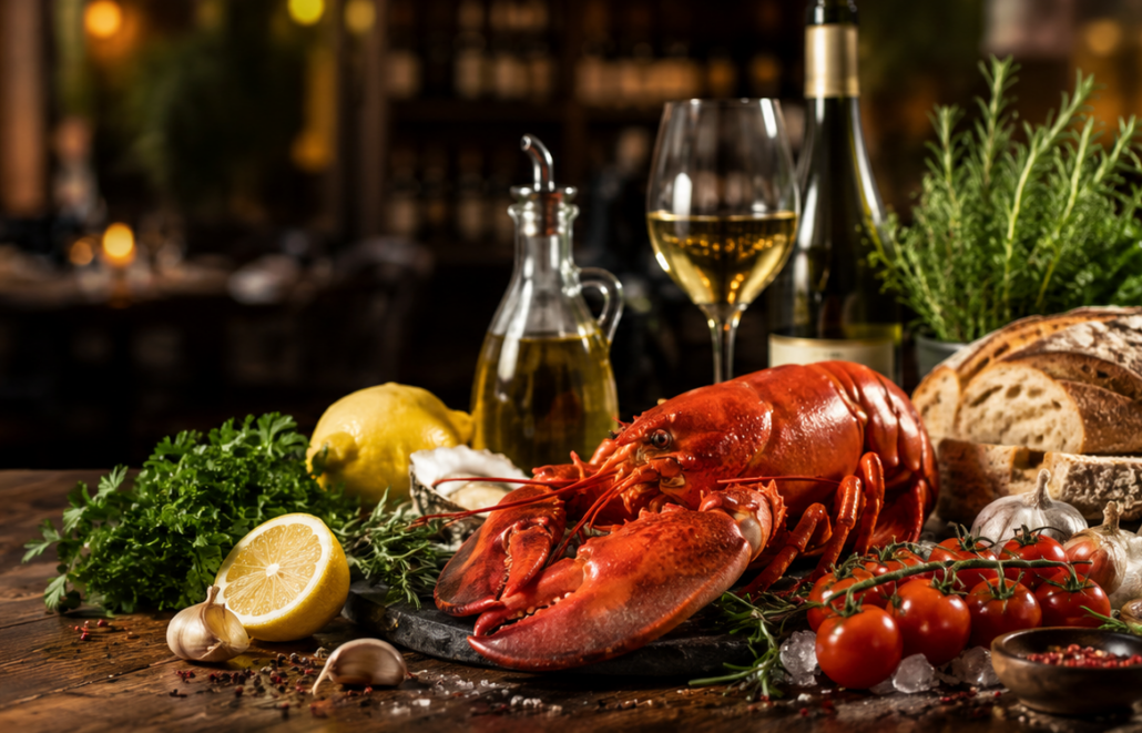 Lobster | Weinbistrot - Restaurant | Frankfurt - Hummeressen in einem gemütlichen Bistro
